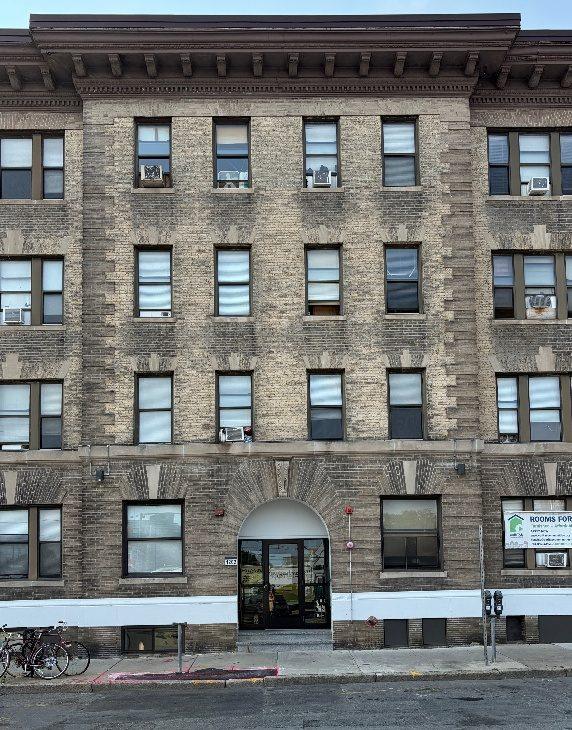 An apartment building on Commonwealth Avenue